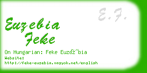 euzebia feke business card